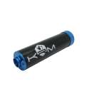 SILENCIADOR ESCAPE 70 / 90 C.C. ALUMINIO NEGRO AZUL KRM R: KR159F
