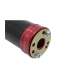 SILENCIADOR ESCAPE 70 / 90 C.C. ALUMINIO NEGRO ROJO KRM R: KR158F