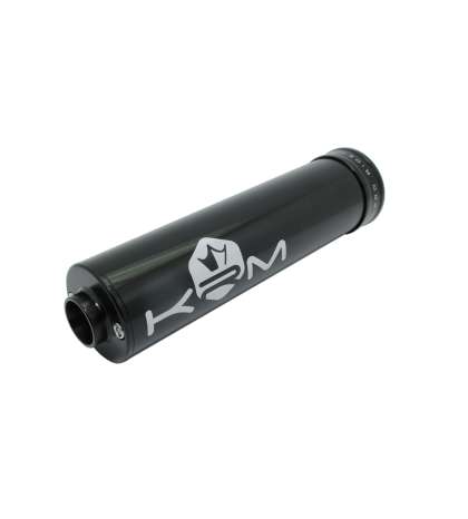 SILENCIADOR ESCAPE 70 / 90 C.C. ALUMINIO NEGRO KRM R: KR157F