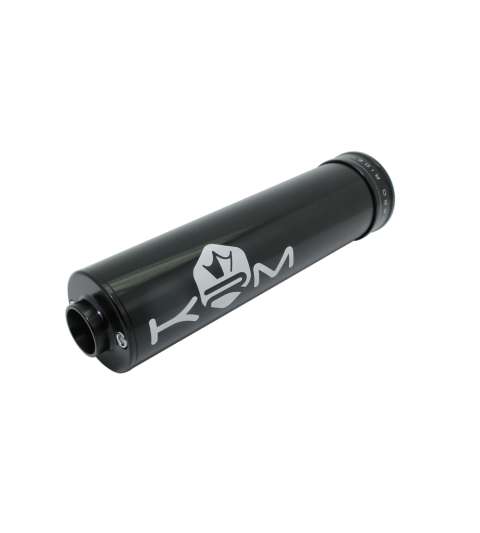 SILENCIADOR ESCAPE 70 / 90 C.C. ALUMINIO NEGRO KRM R: KR157F