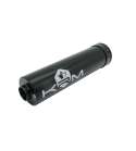 SILENCIADOR ESCAPE 70 / 90 C.C. ALUMINIO NEGRO KRM R: KR157F