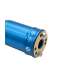 SILENCIADOR ESCAPE 70 / 90 C.C. ALUMINIO AZUL KRM R: KR455F