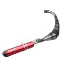 TUBO ESCAPE MINARELLI AM 6 / DERBI SENDA 50 E2 / E3 R2 COLA ROJA YASUNI R: TUB810XR