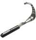 TUBO ESCAPE MINARELLI AM 6 / DERBI SENDA 50 E2 / E3 COLA CARBONO YASUNI R: TUB810CA