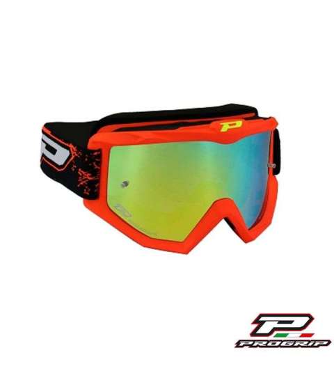GAFAS MOTOCROSS - PRO GRIP 3204 - ROJO FLUOR R: 448120L