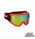 GAFAS MOTOCROSS - PRO GRIP 3204 - ROJO FLUOR R: 448120L