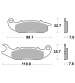 JUEGO PASTILLAS FRENO HONDA PCX 125 18/20 - PIAGGIO LIBERTY 125 15/20 SBS R: P228HF