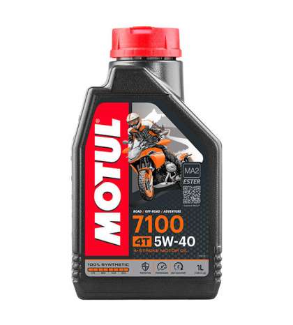 ACEITE 5W 40 ( ENVASE 1 LITRO ) 100% SINTÉTICO 4 T. 7100 MOTUL