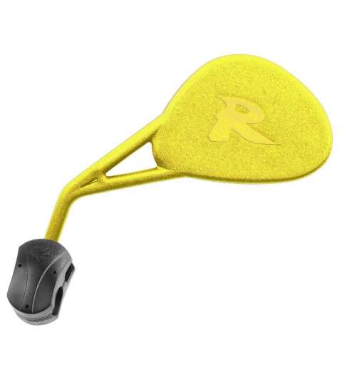 ESPEJO HOMOLOGADO CROSS PLEGABLE IZQUIERDO AMARILLO R: E382IAM