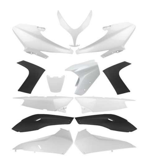 KIT PLASTICOS COMPETICIÓN BLANCA YAMAHA TMAX 500CC 2008-12 (13 PIEZAS) R: 369000L