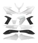 KIT PLASTICOS COMPETICIÓN BLANCO / NEGRO YAMAHA TMAX 500CC 2008-12 (13 PIEZAS) R: 369000L