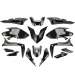 KIT DE PLASTICOS YAMAHA TMAX 530 2017-19 SX / DX NEGRO BRILLO ( 15 PIEZAS ) R: 367314