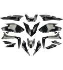 KIT DE PLASTICOS YAMAHA TMAX 530 2017-19 SX / DX NEGRO BRILLO ( 15 PIEZAS ) R: 367314