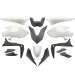 KIT DE PLASTICOS YAMAHA TMAX 530 2017-19 SX / DX BLANCO COMPETICIÓN ( 15 PIEZAS ) R: 367315