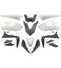 KIT DE PLASTICOS YAMAHA TMAX 530 2017-19 SX / DX BLANCO COMPETICIÓN ( 15 PIEZAS ) R: 367315