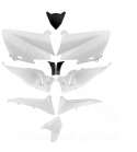 KIT DE PLASTICOS YAMAHA TMAX 530CC 2012- 14 BLANCO COMPETICIÓN (10 PIEZAS) R: 367306