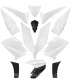 KIT DE PLÁSTICOS YAMAHA TMAX 530CC 2015- 16 COMPETICIÓN BLANCO (14 PIEZAS) R: 367311