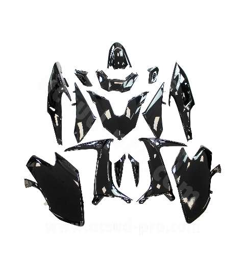 KIT DE PLASTICOS YAMAHA TMAX 560 2020 NEGRO BRILLO ( 15 PIEZAS ) R: 367317