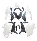KIT DE PLASTICOS YAMAHA TMAX 560 2020 BLANCO / NEGRO COMPETICION ( 15 PIEZAS ) R: 367317B
