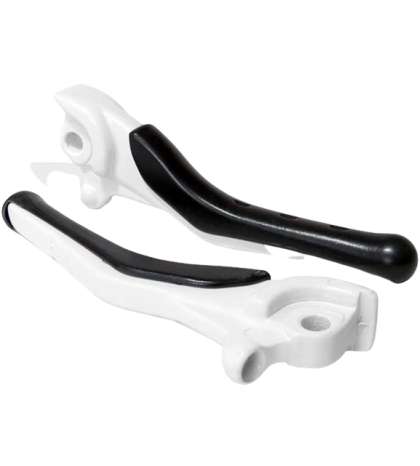 JUEGO DE MANETAS YAMAHA AEROX 50 ( BLANCAS ) TNT R: 332025A