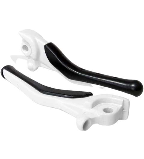 JUEGO DE MANETAS YAMAHA AEROX 50 ( BLANCAS ) TNT R: 332025A