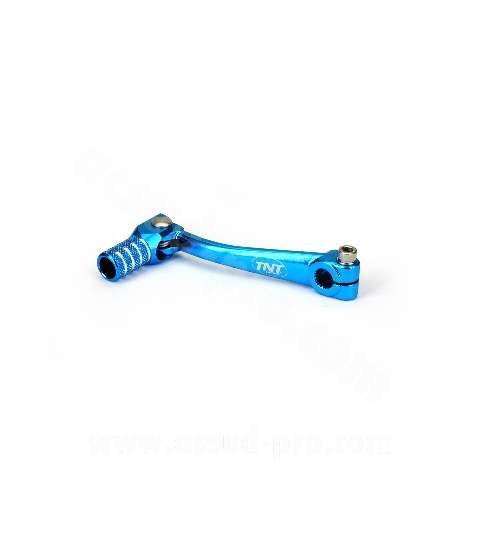 PEDAL CAMBIO PLEGABLE ALUMINIO AM6 AZUL R: 090307