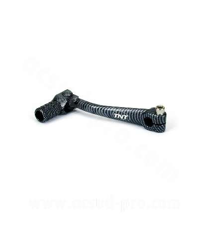 PEDAL CAMBIO PLEGABLE ALUMINIO AM6 IMITACION CARBONO TNT R: 090309