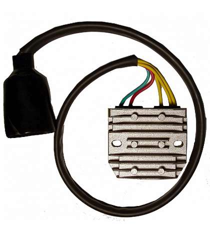 REGULADOR TRIFASE MOSFET 12V -C.C.- 5 CABLES - 2 CONECTORES HONDA XLV VARADERO 1000 DZE R: 04172413
