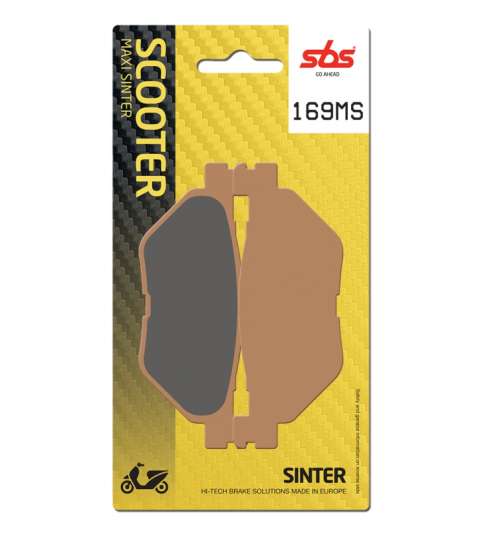 JUEGO PASTILLAS YAMAHA T MAX 500 / 530 TRASERAS " SINTER " SBS R: P169MS