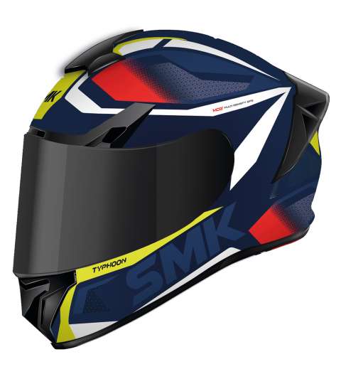 CASCO INTEGRAL ( DOBLE VISOR ) TM TYPHOON THORN SMK DECORADO BRILLO (GL543 R: D001100400GL24303