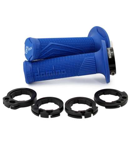 PUÑOS DOMINO D100 OFF ROAD COLOR AZUL R: D10046C4800A9