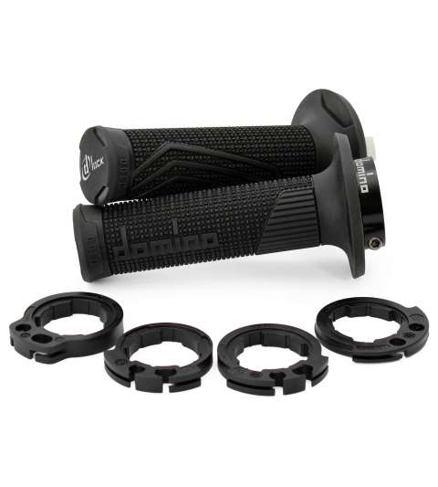 JUEGO PUÑOS DOMINO D100 OFF ROAD COLOR NEGRO R: D10046C4000A9