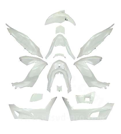 KIT PLASTICOS HONDA PCX 125 C.C. 2021 ( 14 PIEZAS ) BLANCO TNT R: 369011