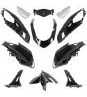 KIT DE CARROCERÍA YAMAHA NMAX 125CC 2015 A 2020 NEGRO BRILLO (11 PIEZAS) R: 369021C
