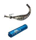 ESCAPE KRM 70/80 C.C. DERBI EURO 3 ( MOTOR PIAGGIO ) AZUL R: KRAZZ