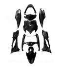 KIT DE PLÁSTICOS / CARENADOS YAMAHA JOG RR 50 C.C. NEGRO BRILLO ( 9 PIEZAS ) R: 366870
