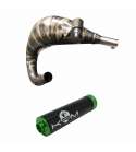 ESCAPE RIEJU MRT BUFANDA 80/90 CC. AM 6 RACING OF ROAD / SUPERMOTARD NEGRO-VERDE KRM R: KRNV