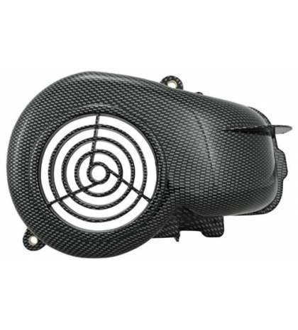 TAPA VENTILADOR MINARELLI CILINDRO HORIZONTAL C/CARBONO - TNT - R: 093512