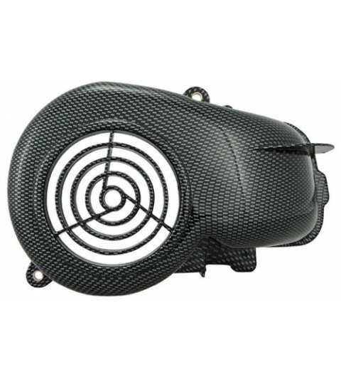 TAPA VENTILADOR MINARELLI CILINDRO HORIZONTAL C/CARBONO - TNT - R: 093512