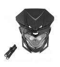 CARETA DE FARO UNIVERSAL NEGRA CON LED'S R: 448125A