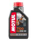ACEITE 20W 50 ( ENVASE 1 LITRO ) 100% SINTETICO 4 T. 7100 MOTUL R: 168133