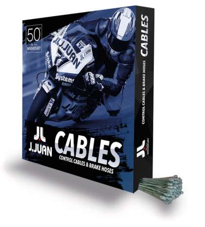 CABLE ( 100 UNIDADES ) GAS VESPA 1,3 MM. X 1,80 M. J.JUAN R: 5.28601100