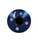 ESCAPE RIEJU MRT PRO, REPLICA, SM, PRO, TROPHY YASUNI (NEGRO / AZUL BUFANDA DERECHO) R: TUB807TA-D57