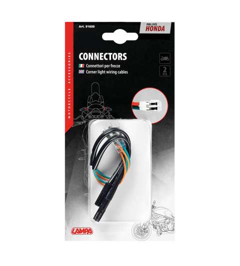 CONECTORES PARA INTERMITENTES, 2 UDS - COMPATIBLE PARA - HONDA R: 91600