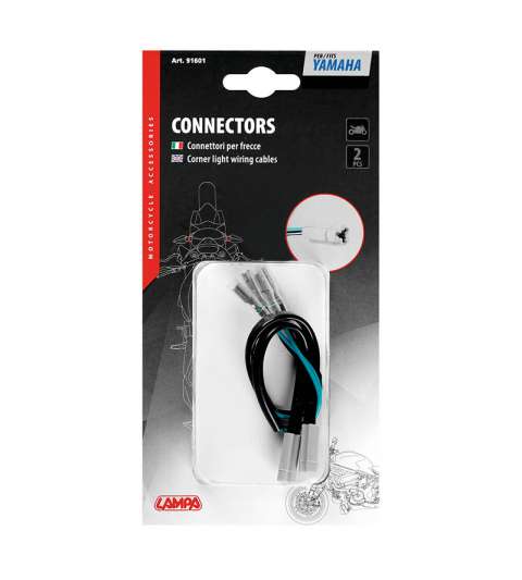 CONECTORES PARA INTERMITENTES, 2 UDS - COMPATIBLE PARA - YAMAHA R: 91601