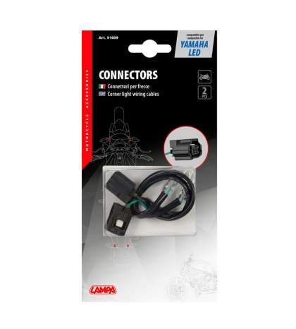 CONECTORES PARA INTERMITENTES, 2 UDS - COMPATIBLE PARA - YAMAHA (LED) R: 91609