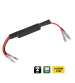 RESISTENCIAS PRECABLEADAS CON CONECTORES RÁPIDOS, 2 UDS. - 12V - 10 OHM - 10 W R: 91615
