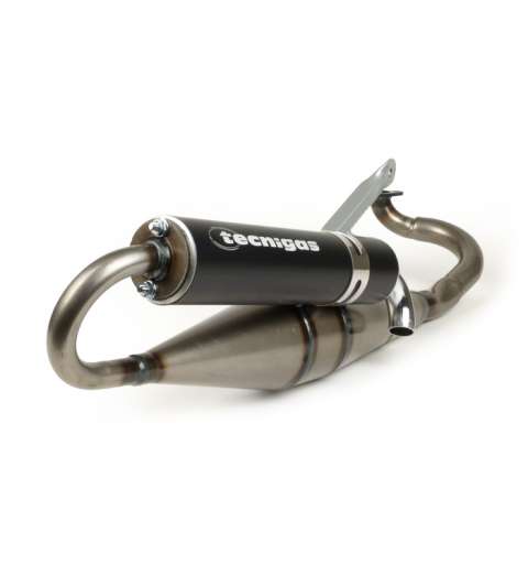 TUBO ESCAPE NEXT R KYMCO DINK / VITALITY / SUPER 9 ALUMINIO NEGRO ( NO HOMOLOGADO ) - TECNIGAS - R: 0609503