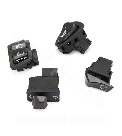 INTERRUPTOR DERECHO E IZQUIERDO MAXISCOOTER / KIT DE INTERRUPTOR ADAPT. HONDA SH 125 2013 R: 324000N