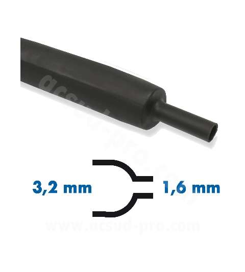 ROLLO DE 12 METROS DE FUNDA TERMORRETRÁCTIL 3.2-1.6 MM. R: 500063F